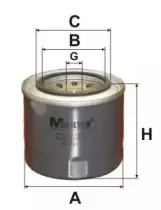 DF 691 MFILTER Топливный фильтр DF 691 MFILTER Топливный фильтр